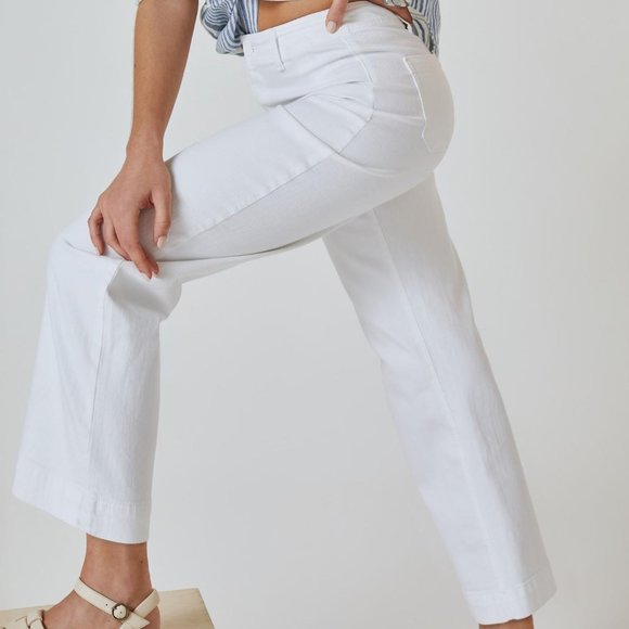 Brand New Paige Nellie Mid-Rise Cropped Culottes - Picture 3 of 10